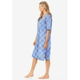 thumbnail image 3 of Dreams & Co. Plus Size Short-Sleeve Sleepshirt, 3 of 5