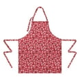 thumbnail image 2 of Red Christmas HO Apron-Garden Aprons for Women with Pockets-Cotton Linen Waterproof Kitchen Cooking Gardening Aprons Adjustable for Kitchen,Cooking,BBQ and Salon 32"x27", 2 of 7