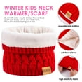 thumbnail image 5 of REDESS Unisex Kids Winter Beanie Hat, Gloves and Scarf Set, Acrylic, Red, 3-9 Years, 5 of 5