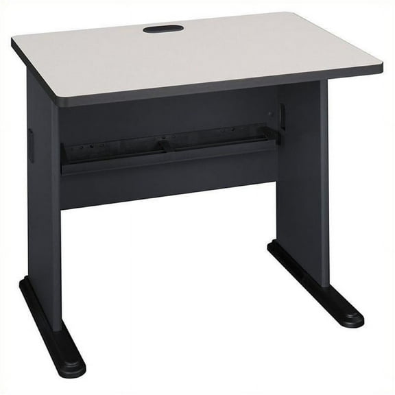 Bowery Hill 36" Computer Desk in Slate