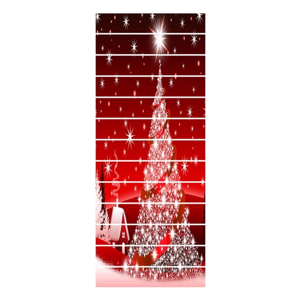 Calcomanías de escaleras navideñas 3D, calcomanías para escaleras, pegatinas autoadhesivas para escaleras, pegatinas de pared para escalones, decoraci 13 piezas