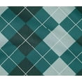 thumbnail image 4 of oneOone Cotton Flex Dark Teal Green Fabric Argyle Check Dress Material Fabric Print Fabric By The Yard 40 Inches Wide, 4 of 4