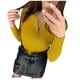 thumbnail image 2 of Pntutb Moda Mujer Otoño e Invierno Casual Cremallera Cuello Redondo Manga Larga Color Sólido Suéter tops Blusa Pntutb Pntutb-3426, 2 of 9