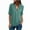 #01 Light Blue, variant on Ichuanyi Womens Tops Women's Summer Shirts Zip Casual Tunic V-Neck Rollable Blouse Tops T-Shirt