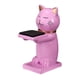thumbnail image 2 of Soporte de reloj Yinane figura de gato resina organizador joyería medidas 2,5x1,9x4,7 pulgadas Rosa, 2 of 8