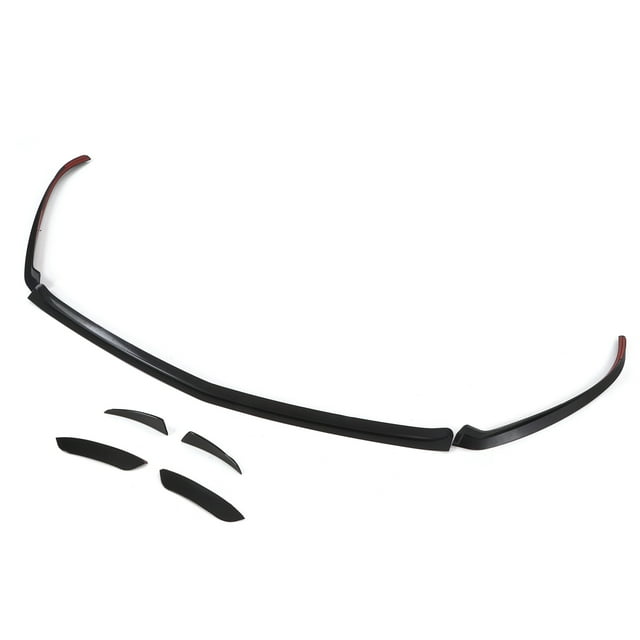 Labio de Alerón Delantero, DiFusor del Parachoques Delantero de Alta Dureza Abs Brillante Negro para Accesorios de Automóvil
