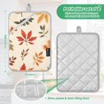 thumbnail image 6 of Yayeee Pot Holders Kitchen Heat Resistant with Pocket 7"x9.8" Cotton Oven Cooking Hot Pads, Yellow Autumn Leaves, 6 of 7