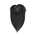 thumbnail image 3 of MY-LADY Silk Mono Base Clip in Topper 100% Remy Human Hair Extensions Women Toupee Hairpiece with Bangs for Thinning Hair, 3 of 10