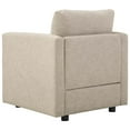 thumbnail image 4 of Armchair Accent Chair, Set of 2, Fabric, Beige, Modern Contemporary Urban Design, Living Lounge Room Hotel Lobby Hospitality, 4 of 4
