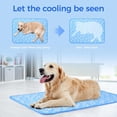 thumbnail image 2 of Tapete Refrescante Upgrade para Perros/Gatos - 80 * 110CM, Fibra de Frío con Cambio de Color Endotérmico, Cooling Dog Mat de Lavable para Verano, Antideslizante, 2 of 9