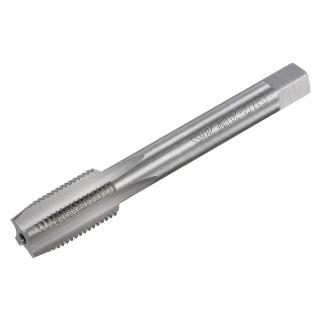 Unique Bargains 1/2'-20 UNF 2B 4 Straight Flutes Machine Thread Tap M42 High Speed Steel