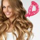 thumbnail image 2 of Ofertas Únicas 1 Pc Rulos para el Cabello con Lunares para Mujeres 8.27"x1.38" Rojo Rosa, 2 of 6
