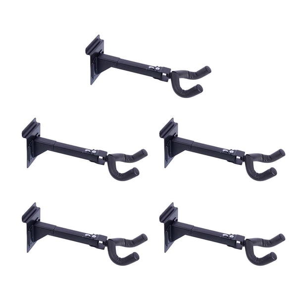 5 piezas de ganchos de guitarra universales Soporte de guitarra Soporte de pared para guitarra para acústica