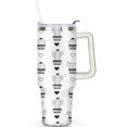 thumbnail image 2 of Cactus 40 Oz Tumbler with Handle Lid and Straw, Stainless Steel Double Walled Vacuum Insulated Cup, Cute Anniversary Wedding Birthday Gifts Tumbler for Women Men Friends Outdoor Indoor, 2 of 7