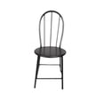 thumbnail image 2 of Simulation 1/6 Scale Dollhouse Mini Model Iron Dinning Chair Role Playing Life Scene Scenery Ornaments DIY Delicate Kitchen Accessories Black, 2 of 6