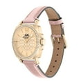thumbnail image 2 of Coach 14503981 Boyfriend Carnation Gold Dial Pink Leather Women's 34mm Watch, 2 of 2