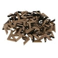 thumbnail image 1 of 100 protectores de esquinas de metal para álbumes de recortes, bodas, cumpleaños, regalos DIY 30x30x7mm A, 1 of 7