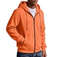 thumbnail image 5 of Hoodie for Man Casual Fashionable Long Sleeved Hooded Pocket Top Long Sleeve Zip Up Hooded Sweatshirts, 5 of 6