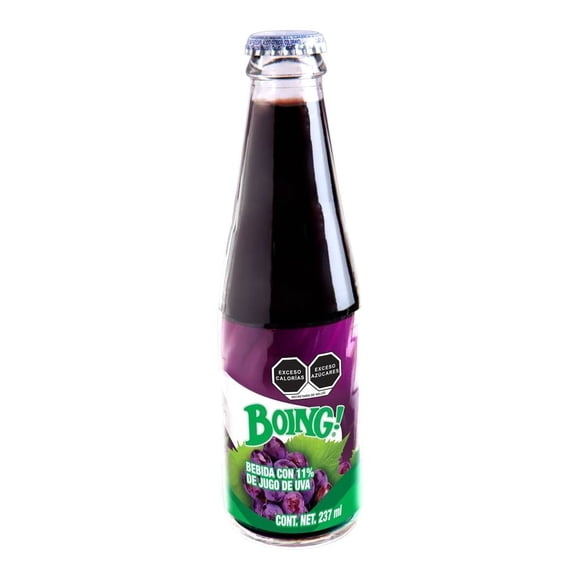 Bebida Boing con 11% de pulpa de uva 237 ml