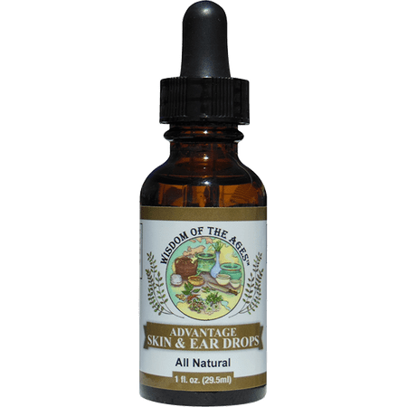 Wisdom of the Ages Advantage Skin and Ear Drops 1 Fluid (Best Decongestant For Fluid In Ears)