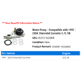thumbnail image 2 of Water Pump - Compatible with 1997 - 2004 Chevrolet Corvette 5.7L V8 - Replacement, 2 of 2