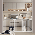 thumbnail image 1 of 66-76" Extra Wide Pet Gate for Doorway, Pressure-Mounted Dog Gate, 1 of 7