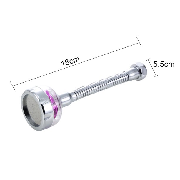 Accesorio De Rociador Para Grifo De Fregadero Accesorio de rociador para grifo de fregadero, cabezal giratorio 360 con manguera (oro champán) Hugtrwg Libre de BPA