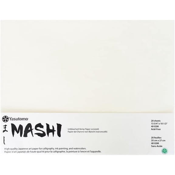 Yasutomo Mashi Paper 13 3/4 x 10 _ 20 Shts