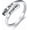 Just Breathe, variant on Hope Ring for Women Men 925 Sterling Silver Adjustable Cross Faith Jewelry Inspirational and Encouragement Gifts for Teens