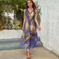 thumbnail image 5 of Vibe Blooming Tulips Sleeveless Dress Female Clothing Dress Women Summer 2025 Dress, 5 of 7