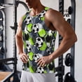 thumbnail image 5 of Logiee Football Print Men's Workout Tank Top,Quick Dry Workout Tank Top,Gym Muscle Tee,Fitness Bodybuilding Sleeveless T Shirt-3X-Large, 5 of 7