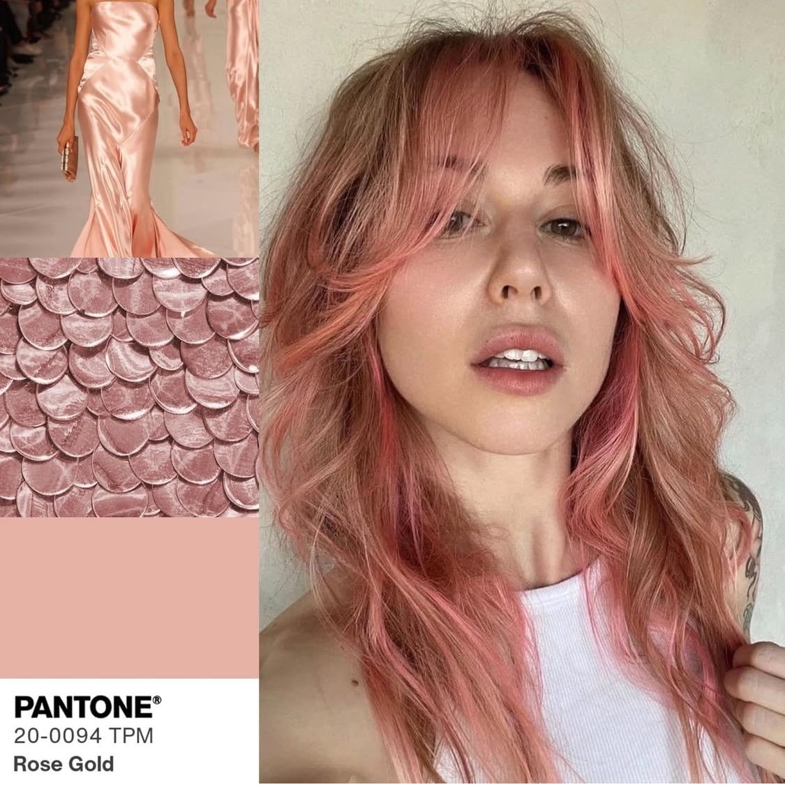 Celeb Luxury Viral Pastel Rose Gold Colorwash Professional Hair Coloring Tool Kit