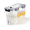 thumbnail image 2 of Cold Water Pitcher with Spigot, Large Capacity Beverage Dispenser, Built-in Filter, Airtight Refrigerator Pitcher, Food Grade Plastic, 1 Count, 2 of 6