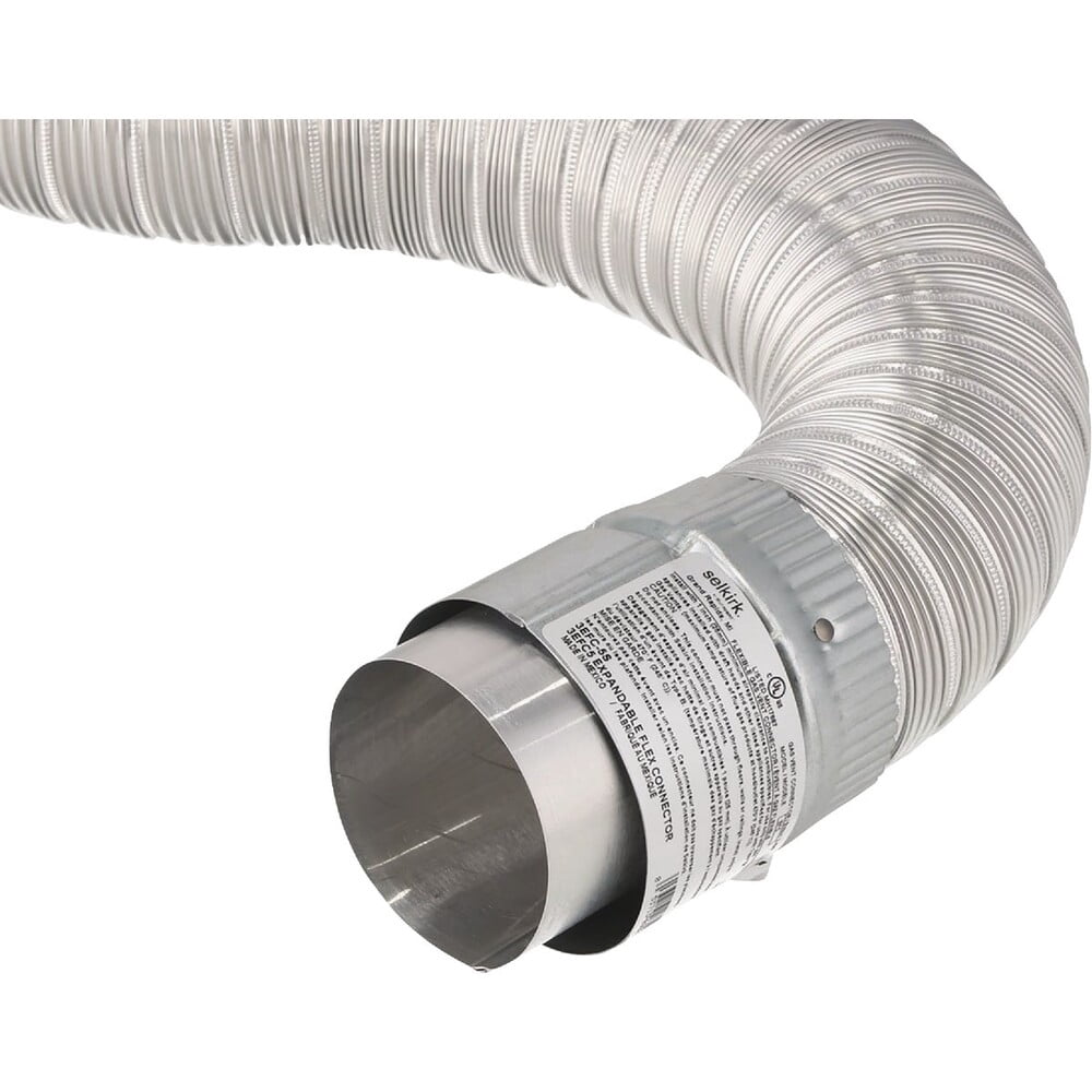 Selkirk 3 in. D X 42 in. L Aluminum/Galvanized Steel Gas Vent Connector