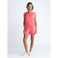 thumbnail image 2 of Scoop Women's Scubaknit Sleeveless Deep V-Neck Top, Sizes XS-XXL, 2 of 5