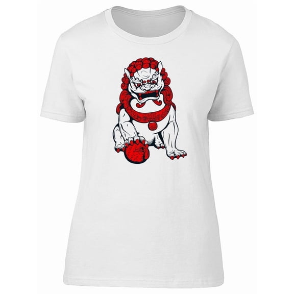 Asian Lion Chinese Temple Guard Tee Men's -Image by Shutterstock