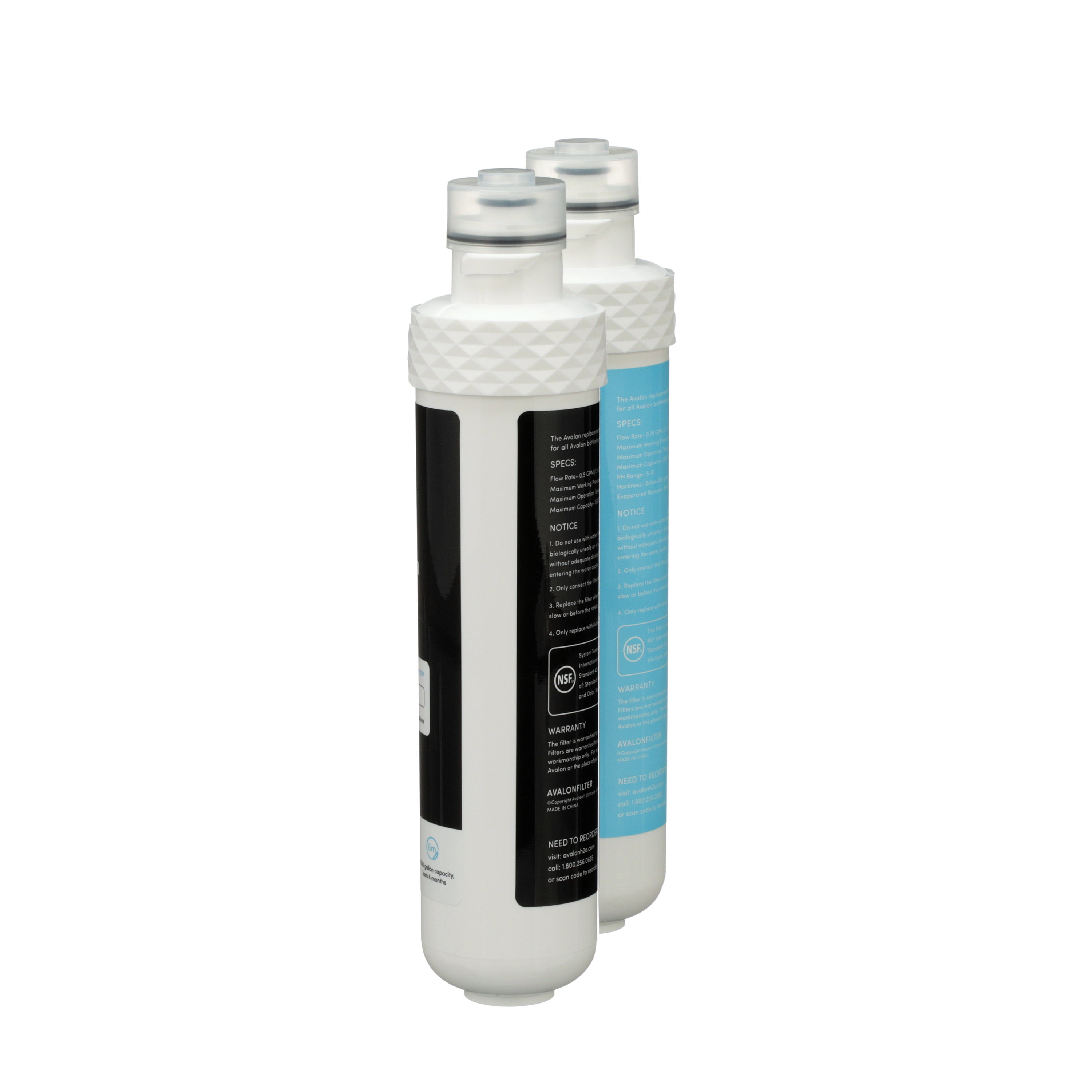 Glacier Fresh 2 Stage Water Filters - Compatible with Avalon A4/A5