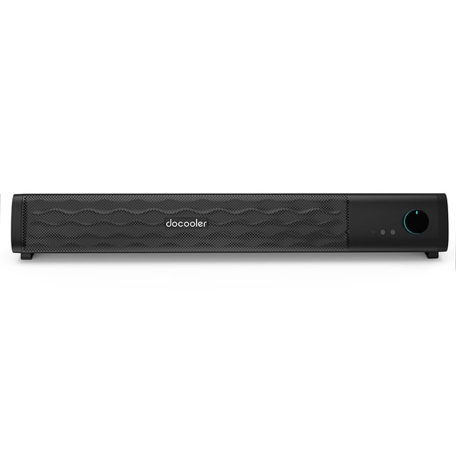 Docooler docooler S2 Pro Multimedia Speaker with 360° Surround Sound, USB & Dual 3.5mm Input, RGB Control Knob for PC and Desktop Use