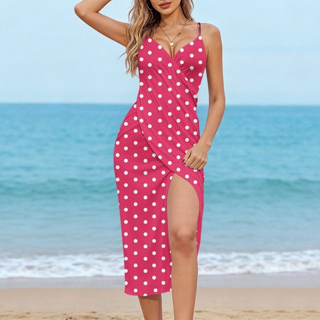 TaTaai Women Solid Color Sheer Chiffon Beach Cover Up Wrap Sarong Long Skirt with Tie Waist Lightweight Flowy Dress for Swimwear Vacation Pool Party Wear Gift