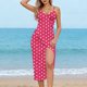 thumbnail image 1 of TaTaai Women Solid Color Sheer Chiffon Beach Cover Up Wrap Sarong Long Skirt with Tie Waist Lightweight Flowy Dress for Swimwear Vacation Pool Party Wear Gift, 1 of 9
