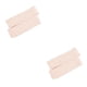 thumbnail image 3 of Ounissouiy 1 par de calentadores de piernas para mujer, cómodos, clásicos, finos, de nuevo estilo, magníficos calcetines de pila de rombos, Polvo desnudo 2Conjunto, 3 of 6
