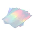 thumbnail image 1 of Papel Adhesivo Holografá, A4 Rapid Dry Impluyente Papéter Inserable Holográfica Papel 22 Hojas Para Interesoras de Inyección de Tinta, 1 of 7