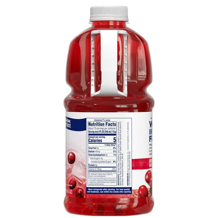 Low calorie cranberry juice sale