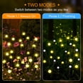 thumbnail image 5 of Firefly Luces de jardín solares al aire libre, luces solares de luciérnaga al aire libre impermeables, paquete de 2 8 luces LED oscilantes para exteriores con energía solar, 5 of 5