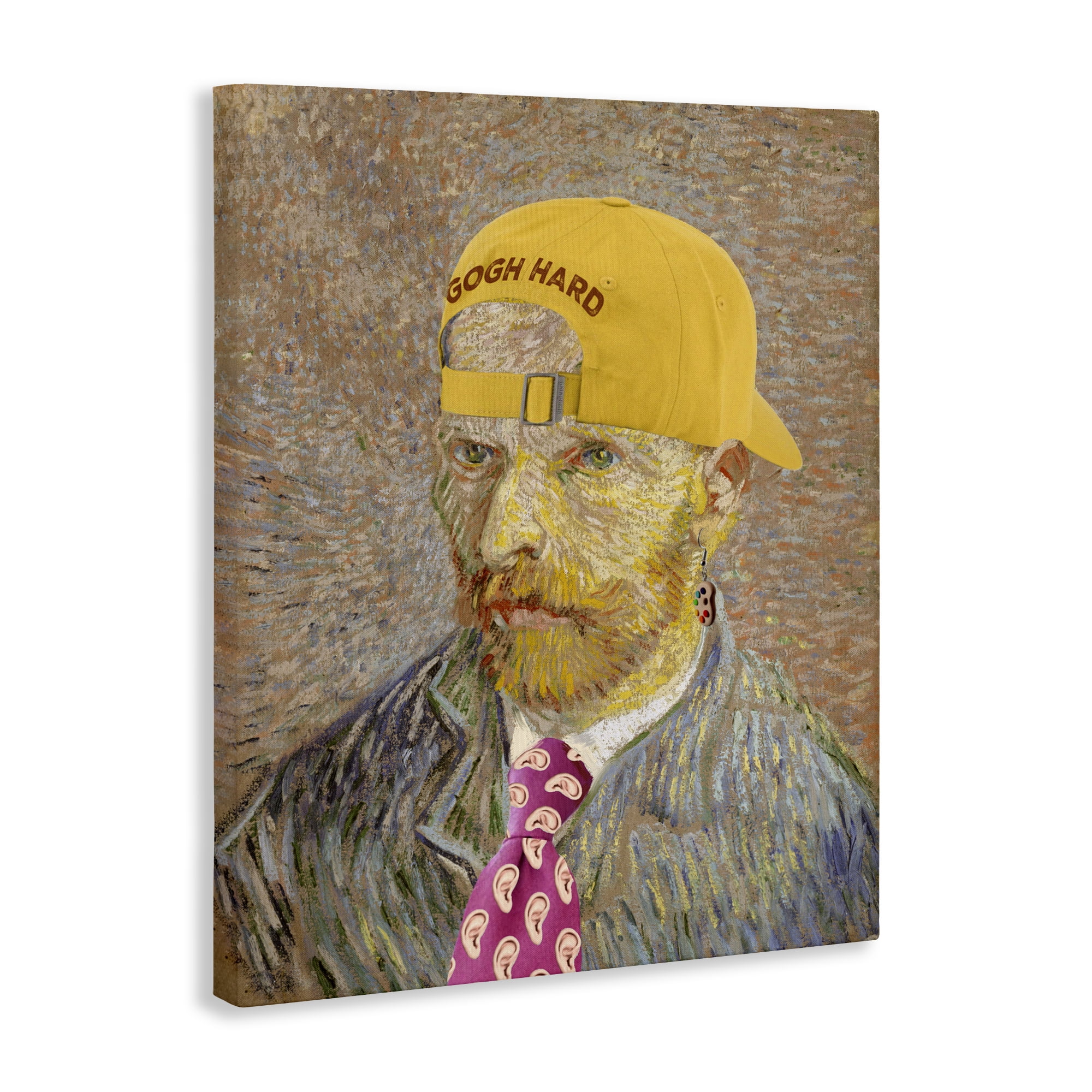 Van Gogh in Yellow hat Canvas Wall Art, design by Masters Redux