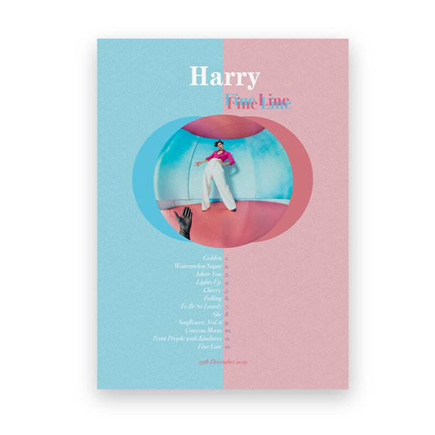 Pop Singer Harry Album Golden Prints , You're So Golden Lyrics Canvas Painting Poster Music Wall Art Pictures Home Room Decor40x50 cm No Frame Gao Jinjia LED