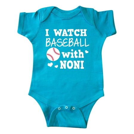 

Inktastic I Watch Baseball with My Noni Gift Baby Boy Bodysuit