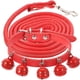 thumbnail image 4 of Collar para perro y gato con correa y cascabel para uso diario (rojo M), 4 of 7