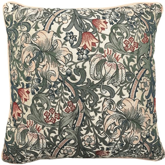 William Morris Golden Lily Pillowcase/Cushion Cover Decorative Design Fashion Home Pillow 18X18Inch
