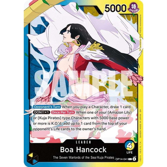 One Piece The Azure Sea's Seven Leader Boa Hancock OP14-041